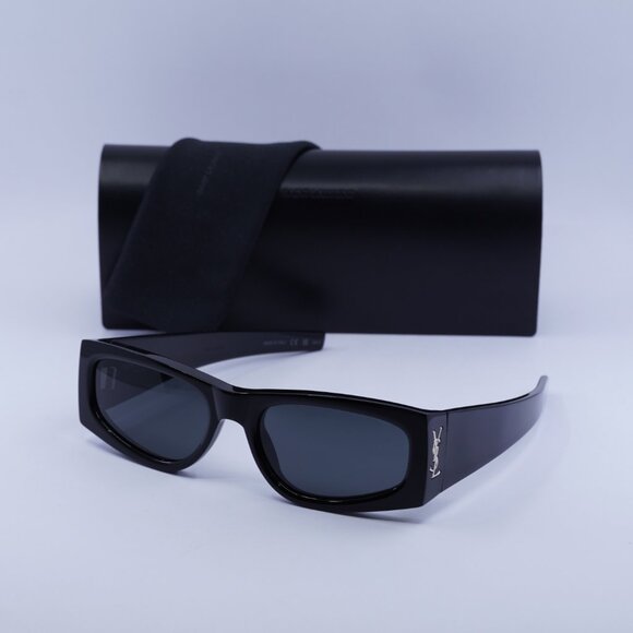 Saint Laurent SLM140 001 Rectangle Sunglasses - Black main image 5